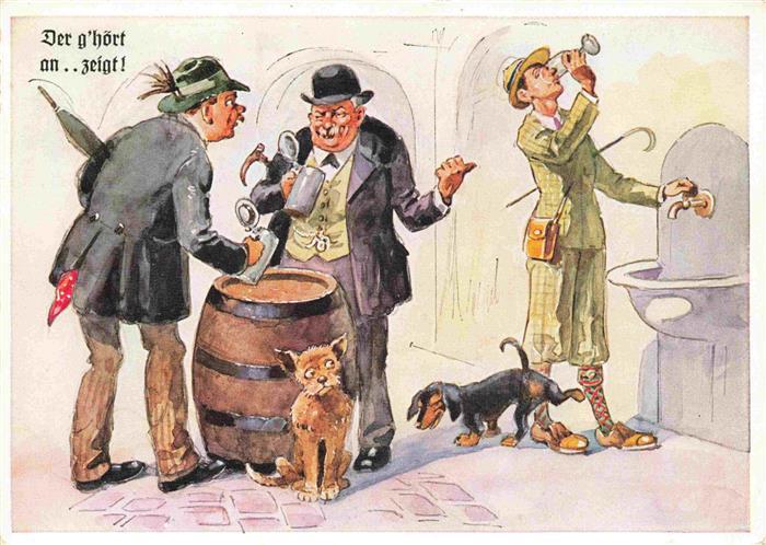 Bier Beer Biere Hunde Fass Muenchen