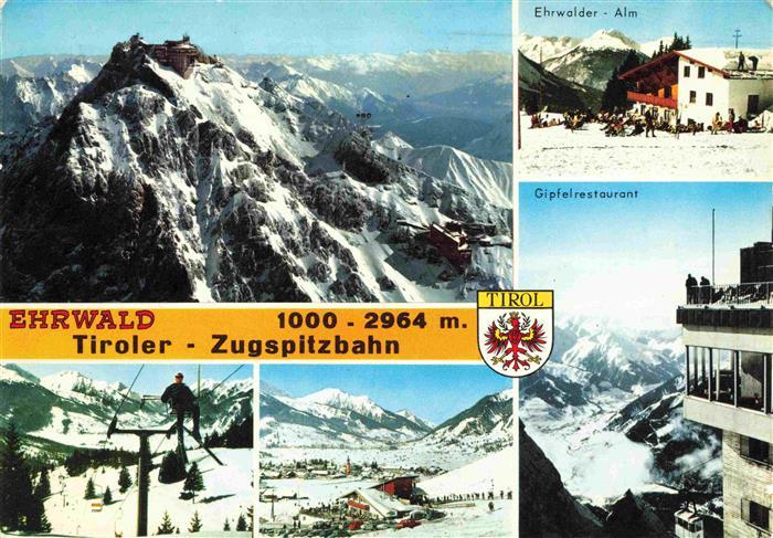 Gletscher Glacier Glaciar Ghiacciaio-- Sesselbahn Ehrwald Zugspitzbahn Tirolv