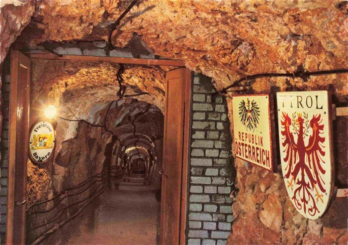 Grenze Douane Zoll Frontiere Border-- Deutschland oesterreich Tirol Zugspitzbahn