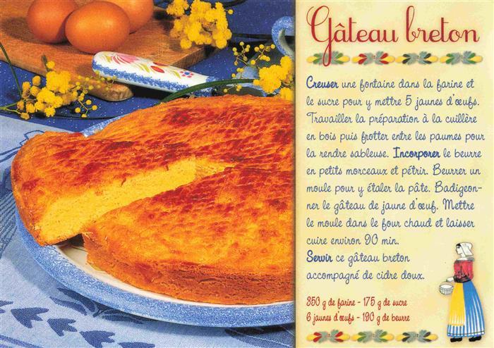 Rezept Recette-- Gateau breton
