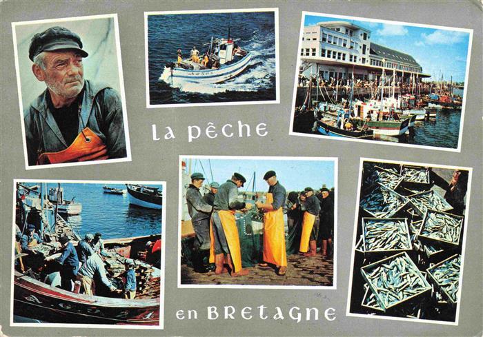 Fischerei Fishing Peche-- la Bretagne France