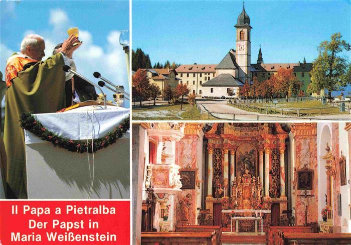 Paepste Papst Pope Pape-- II Pietralba Maria Weissenstein Bozen