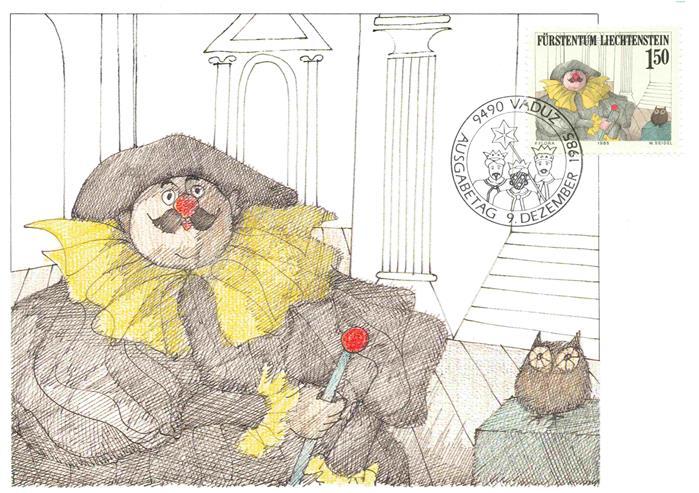 Eule Owl Hibou Chouette-- Ausgabetag