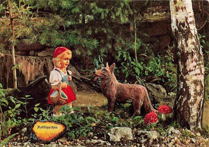 Maerchen Sagen Fairy Tale Conte-- Rotkaeppchen Simonswald Schwarzwald