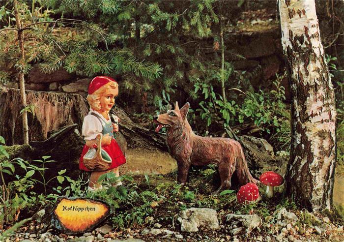 Maerchen Sagen Fairy Tale Conte-- Rotkaeppchen Simonswald Schwarzwald