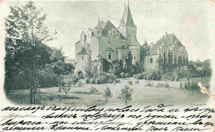 Zamek Lisno Bystrice Benesova Beneschau CZ Schlossansicht