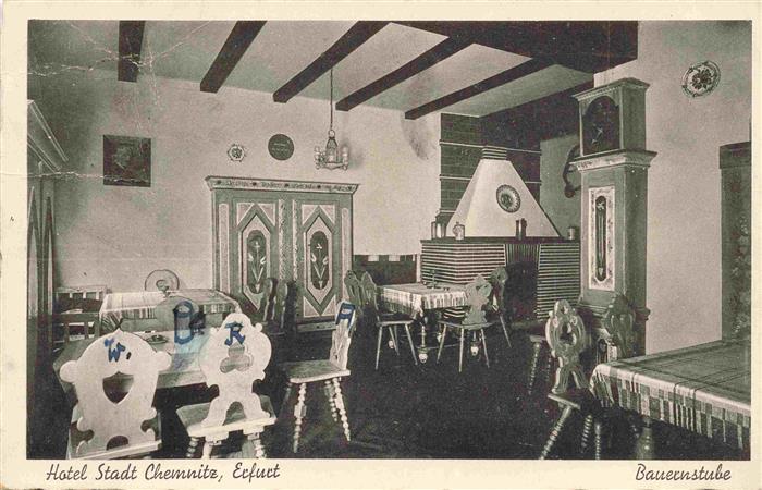 ERFURT  CITY Hotel Stadt Chemnitz Bauernstube