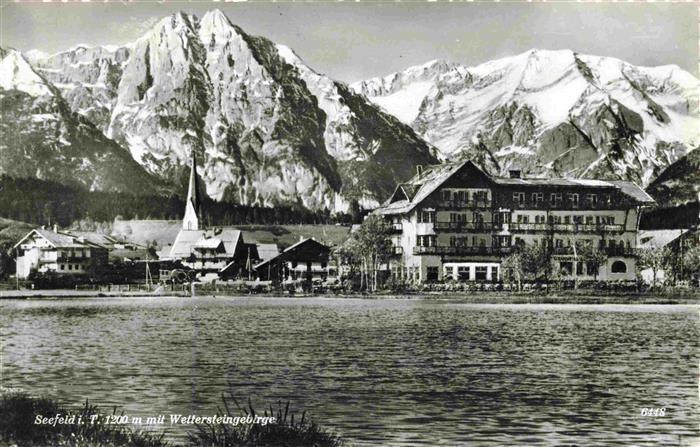 Seefeld Tirol mit Wettersteingebirge