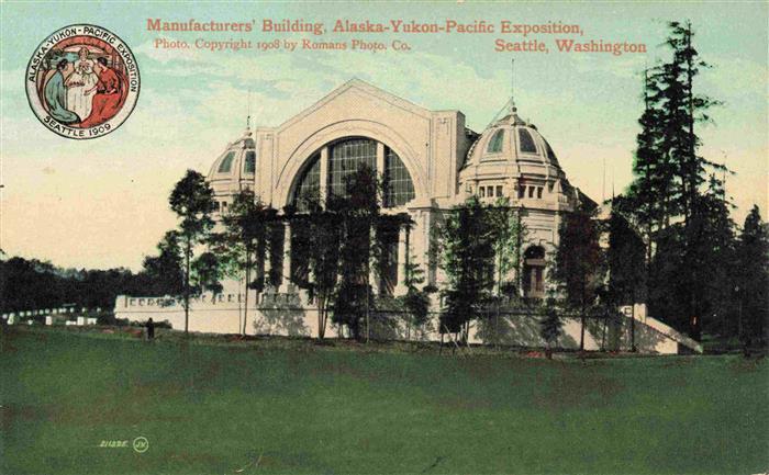 Seattle Washington USA Manufacturers Building Alaska Yakon Pacific Exposition