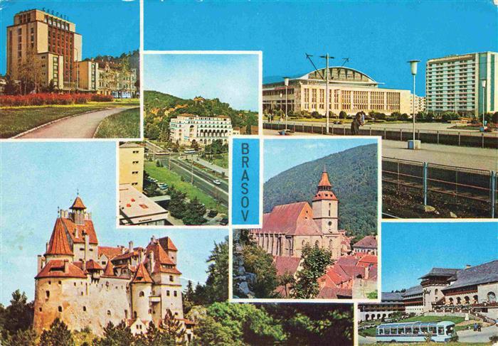 Brasov Brasso Kronstadt RO Hotel Autobahn Bahnhof Schloss Kirche Bus
