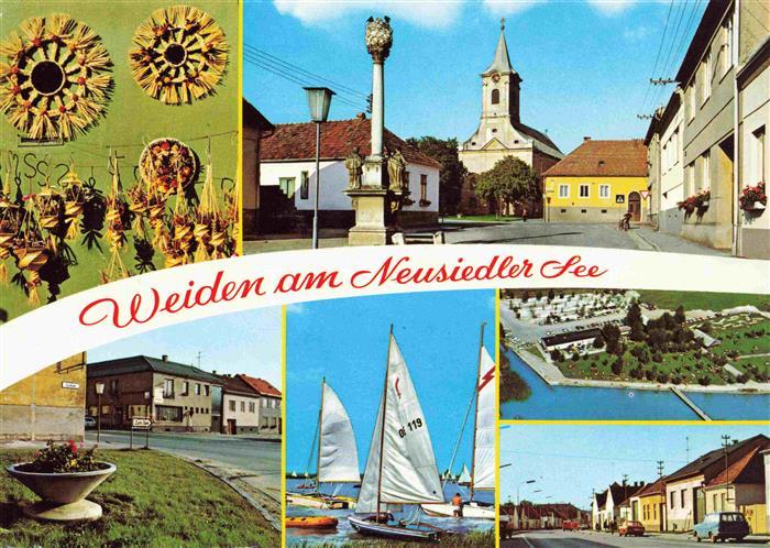 Weiden See Ortsmotive Segeln Neusiedlersee Strasse