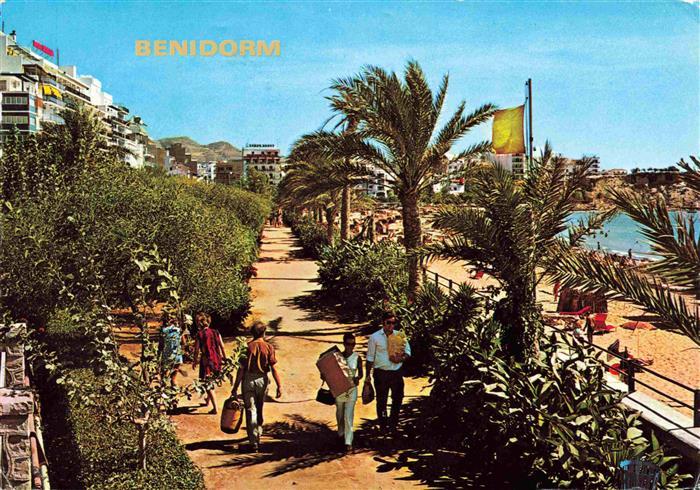 Benidorm ES Strandpromenade