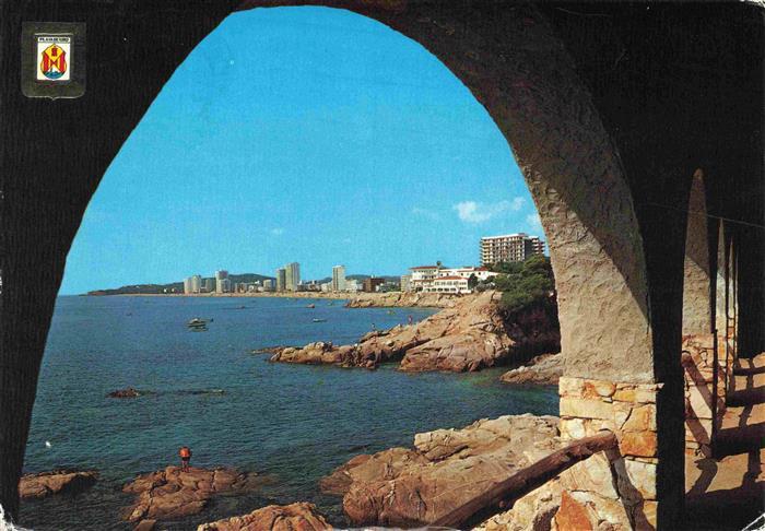 Playa de Aro Cataluna ES Camino de Ronda y vista general