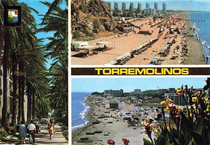 Torremolinos ES Paseo de Palmeras La Roca y El Bajondillo Playa de la Carihuela