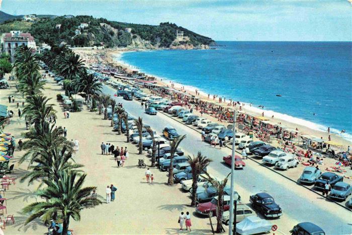 Lloret de Mar Paseo de Verdaguer y playa