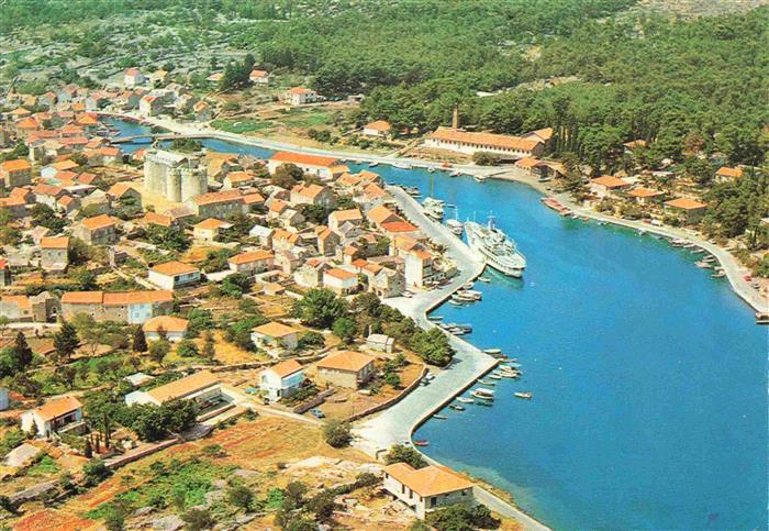 Vrboska Vrboske Croatia Fliegeraufnahme