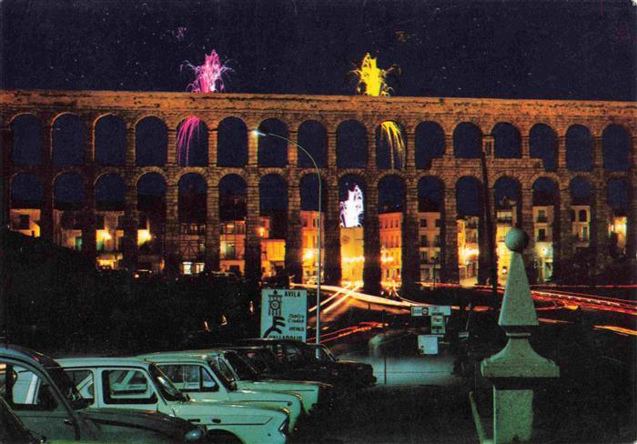 Segovia ES Acueducto Fuegos Artificiales