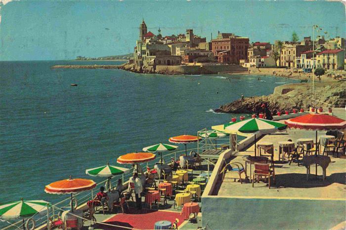 Sitges ES Vivero y vista parcial