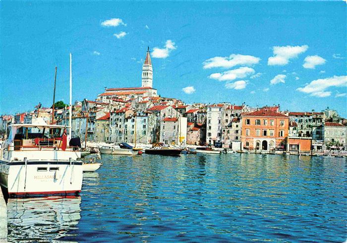 Rovinj Rovigno Istrien Croatia Hafenpartie