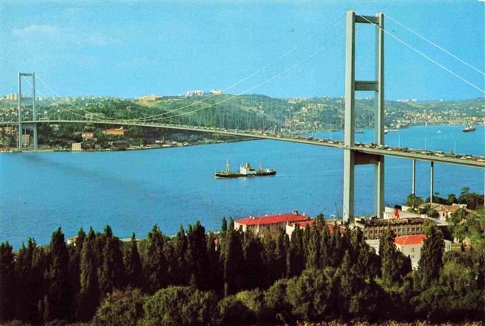 Istanbul Constantinopel TK Bogaziki Koepruesuenuen Beylerbeyinden goeruenuesue