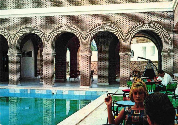 Tozeur Tunesie Grand hotel de l'oasis La piscine et les terrasses