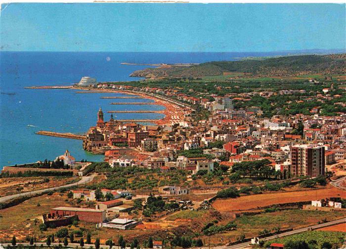 Sitges ES Fliegeraufnahme