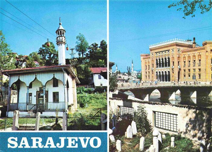 Sarajevo Bosnia-Herzegovina Kirche Palast Friedhof