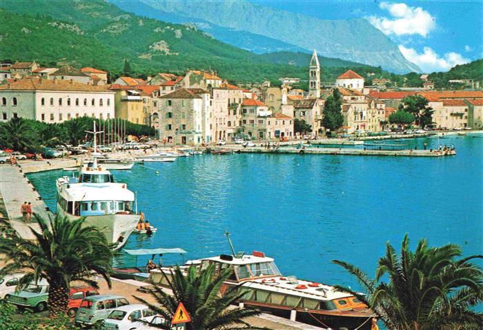 Makarska Croatia Hafen Panorama