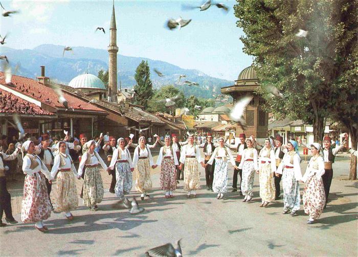 Sarajevo Bosnia-Herzegovina Folkloregruppe