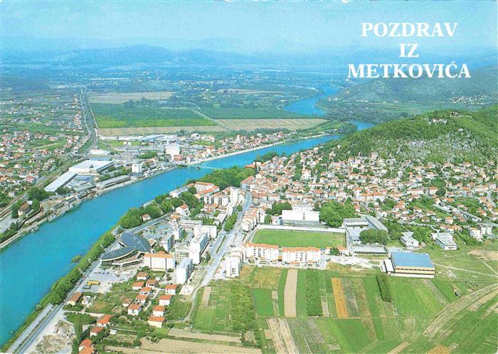 Metkovic Croatia Fliegeraufnahme