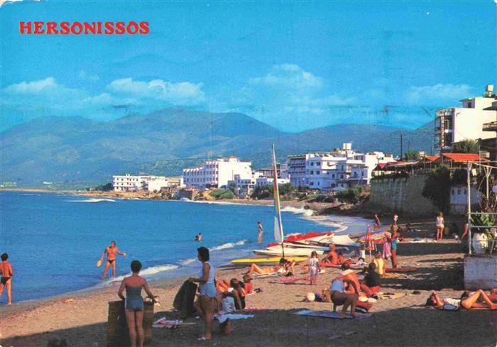 Hersonissos Hersonisos Crete Greece Strandpartien