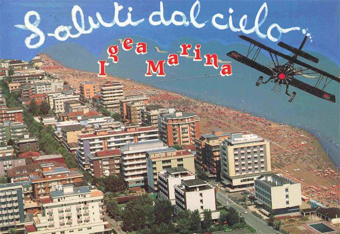 Igea Marina Bellaria Rimini IT Fliegeraufnahme