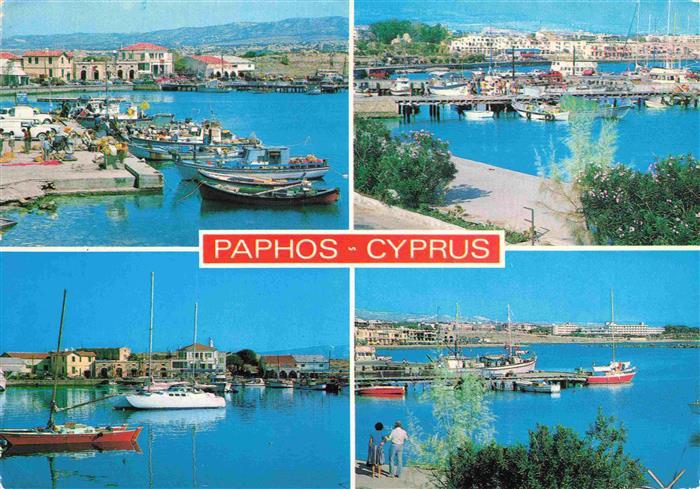 Paphos Pafos Cyprus Hafenpartien