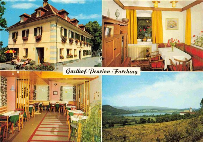 St Georgen Laengsee Kaernten AT Gasthof Pension Fasching Gastraeume Panorama
