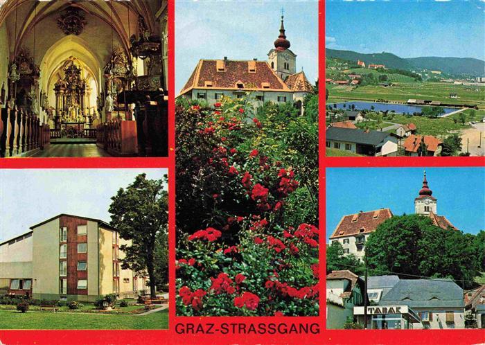 GRAZ  Steiermark AT Strassgang Kirche Bad Altersheim