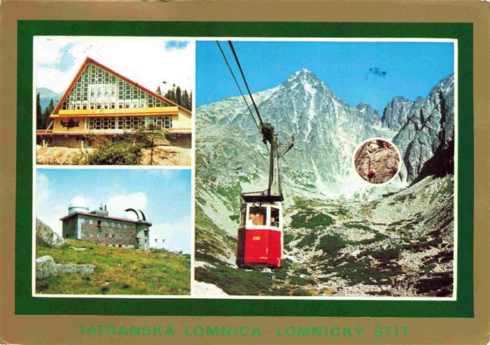 Vysoke Tatry SK Udolnastanica kabinkovej lanovky na Skalnate pleso Budova