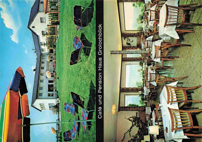 Presberg Rheingau Ruedesheim Cafe Pension Haus Grolockblick Gastraum