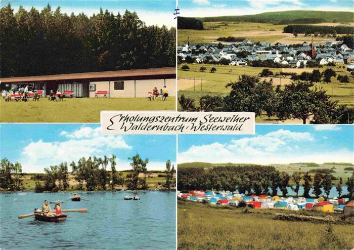 Waldernbach Erholungszentrum Seeweiher Gaststaette Weiher Panorama Camping