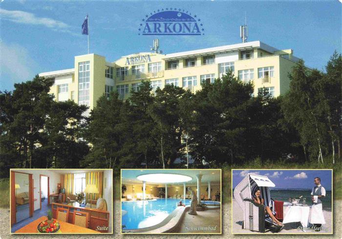 Binz Ruegen Hotel Arkona Suite Schwimmbad Strandfeeling