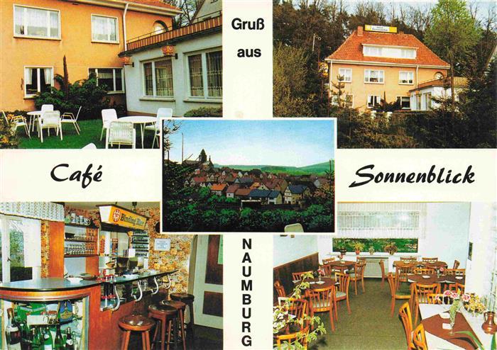 Naumburg Hessen Cafe Sonnenblick Gastraum Bar Panorama