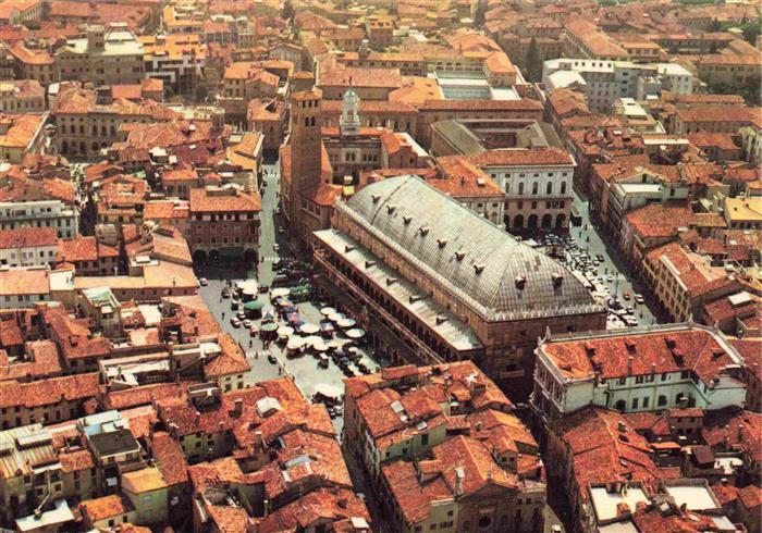 PADOVA Veneto IT Palazzo della Ragione vista dall aereo