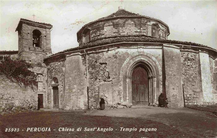 PERUGIA Umbria IT Chiesa di Sant Angelo Tempio pagano