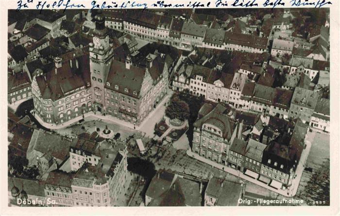 Doebeln Sachsen Fliegeraufnahme