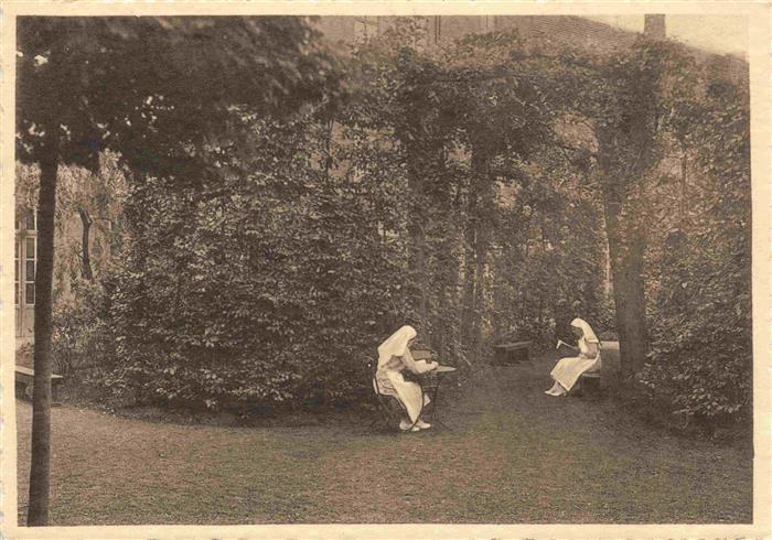 GENT Gand Belgie Soeurs de la Charite Ecole St Vincent pour Infirmieres Jardin