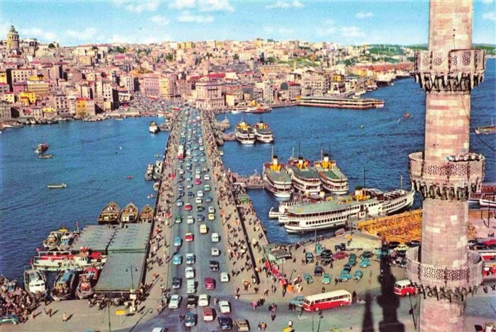 Istanbul Constantinopel TK Galata Bruecke