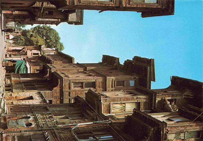 Istanbul Constantinopel TK Unevue de l'anciennes maisons de Istanbul