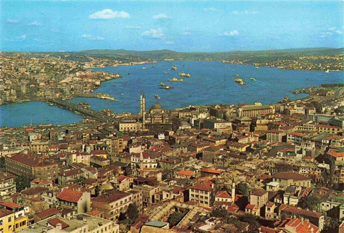 Istanbul Constantinopel TK Galata Bruecke Bosphorusund ueskueder