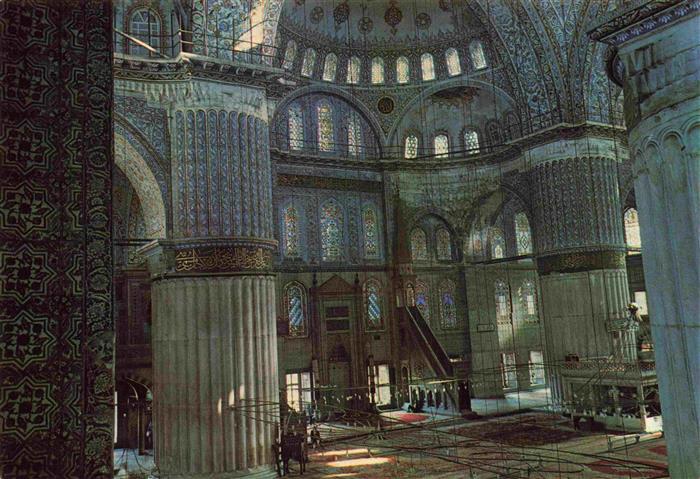 Istanbul Constantinopel TK Blaue Moschee Inneres