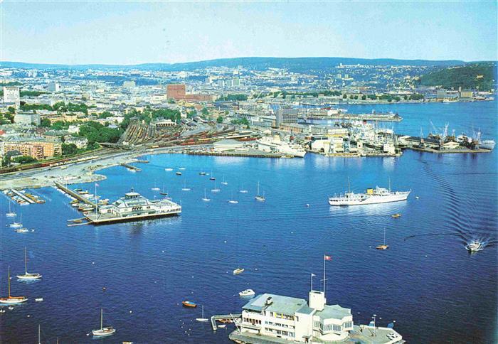 Oslo Norge Restaurants Kongen and Dronningen Fliegeraufnahme