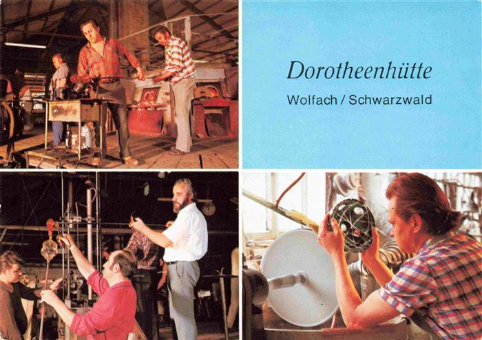 Wolfach Schwarzwald Dorotheenhuette Glasmacher und Glasschleifer